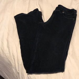 Goddesswear black corduroy yoga pants